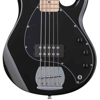 Sterling By Music Man StingRay RAY5 Bass Guitar - Black image 1