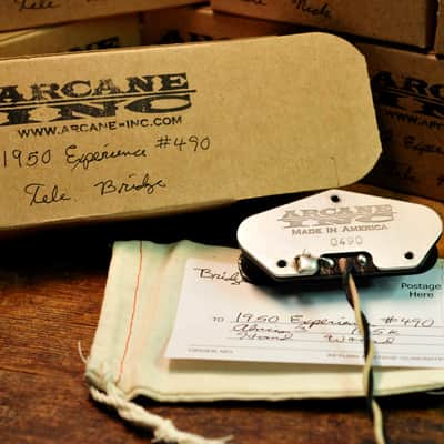 50 / 42 Experience Tele pickup set by Arcane Inc. Hand Wound image 3