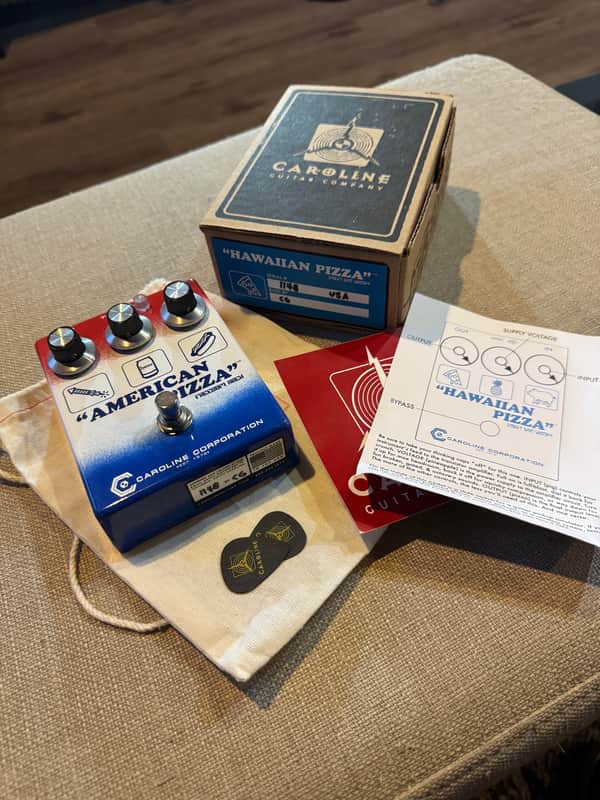 Caroline Guitar Company Hawaiian Pizza Fuzz 2020 - Present - 4th of July Edition image 1