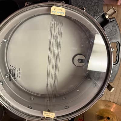 Ludwig 🥁 5” by 14” USA acrolite vintage snare drum with case stand and pad image 5