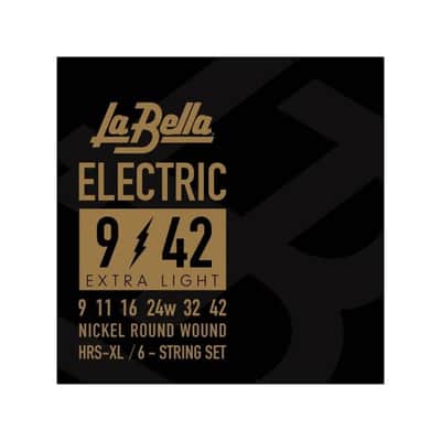 La Bella HRS-XL Electric Guitar Strings Extra Light 9-42 image 1