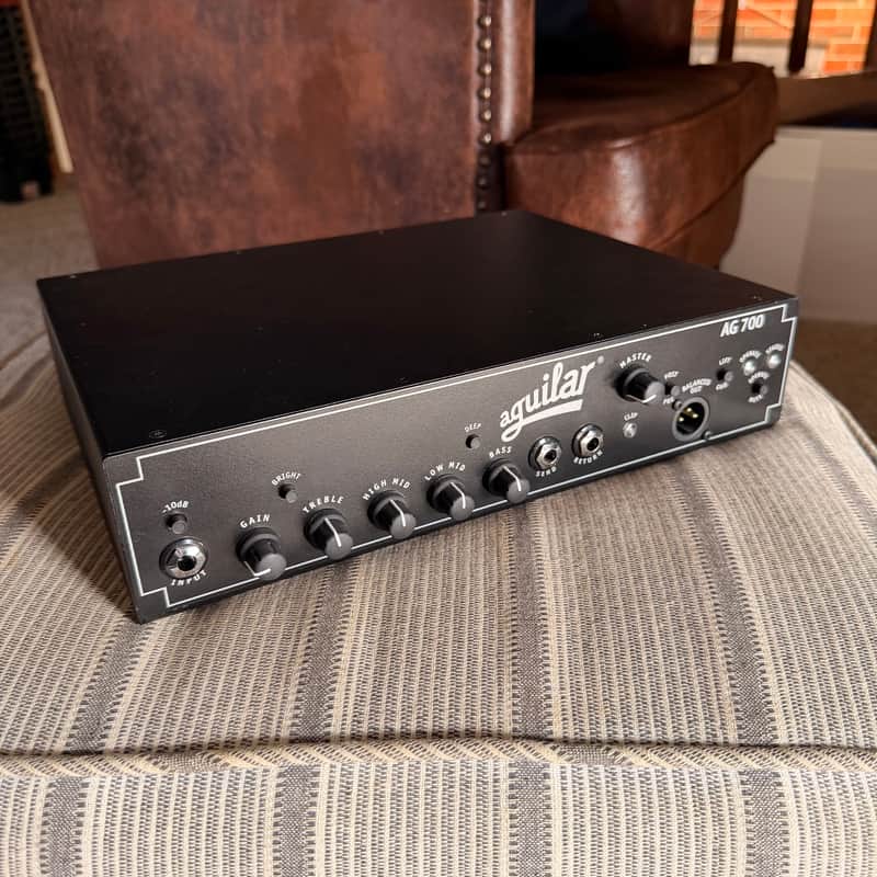 Aguilar AG 700 700-Watt Bass Amp Head 2017 - Present - Black image 1