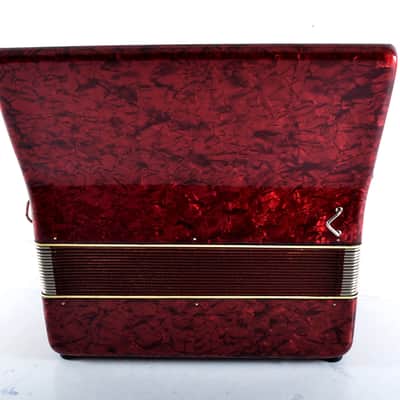 Rare Vintage German Made Top Piano Accordion Weltmeister Gigantilli I - 80 bass + Original Hard Case & Shoulder Straps image 16