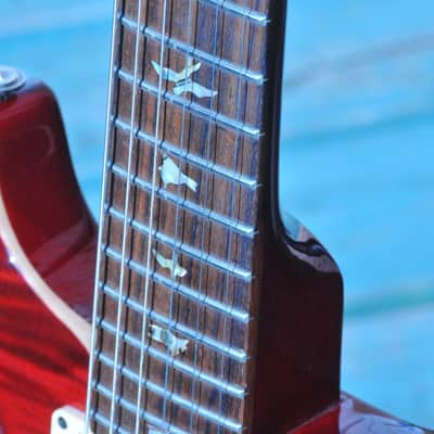 Paul Reed Smith Santana III 2001 Ruby Red with Birds image 14
