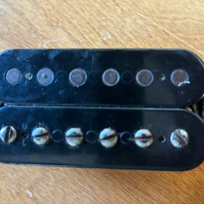 Gibson T-top Humbucker pickups 1979 - uncovered black bobbin image 3