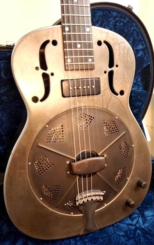 National Reso-Phonic NRP Rustic 14 Fret with P90 Lollar Pickup 2023 Rustic image 1