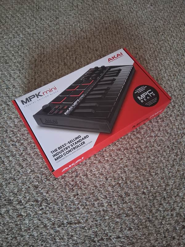 Akai MPK Mini MKIII 25-Key MIDI Controller 2020 - Present Black with Black Keys image 1