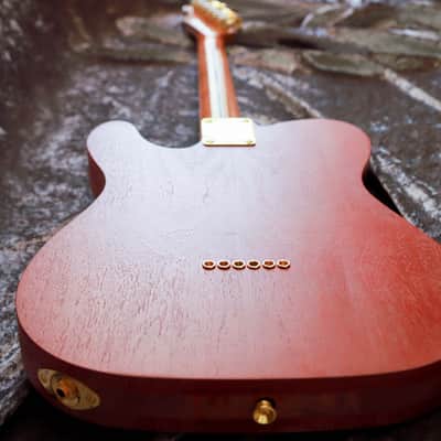 GB Liuteria Traditional Tele semi hollow kiaat image 8