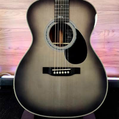 Martin OMJM John Mayer 20th Anniversary Guitar, Platinum Gray Burst image 3