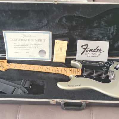 Fender 25th Anniversary Stratocaster 1979 - 1980 Silver Metallic image 2