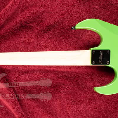 B.C. Rich Gunslinger Retro II with Floyd Rose - Green Pearl image 14