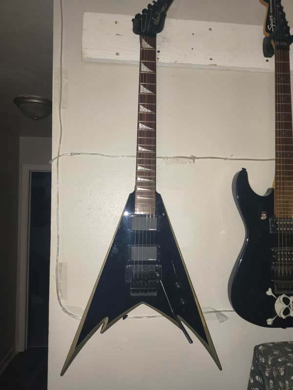 Jackson Pro Series Phil Demmel Signature PDX Demmelition King V 2010 - 2011 - Black with Silver Bevels image 1
