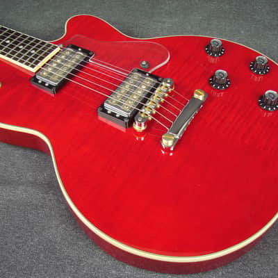 DeArmond M-72 Bluesbird Trans Red Finish Electric Guitar USA Pickups image 4
