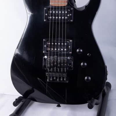 Kramer USA American Custom Gibson 490R / 498T Humbucker Pickups 1986-1987 Black Reverse Headstock image 2