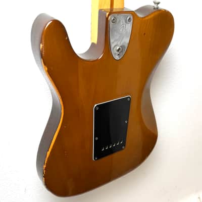 Fender Telecaster Deluxe w/ RARE Factory Tremolo 1973-1974 - Mocha Brown image 8