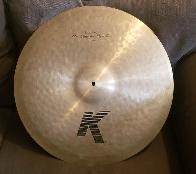 Zildjian 22" K Custom Dry Complex II Ride Cymbal image 1