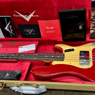 Fender Precision Bass, Journeyman Relic New Custom Shop 1959 - Aged Dakota Red image 3