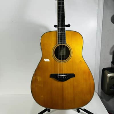 Yamaha FG-TA TransAcoustic Dreadnought 2010s - Vintage Tint image 12