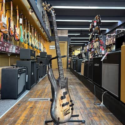 Spector Euro 4 CST Electric Bass Guitar Natural Black Burst w/Padded Gig Bag image 5