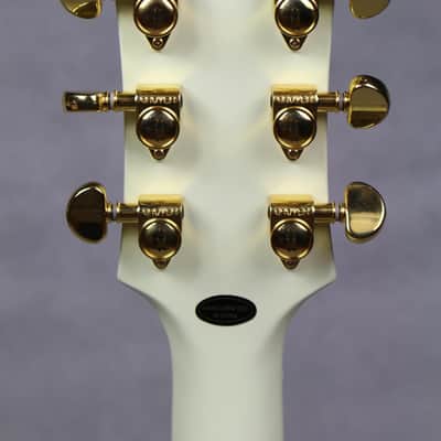 Epiphone Inspired By Gibson Custom Shop 1959 ES-355 Semi-Hollow Electric Guitar, Classic White w/ Case image 8