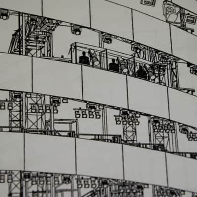 ROLLING STONES MANHATTAN   2005 STAGE PLANS. BIGGER BANG TOUR. ORIGINAL. COLLECTIBLE.  RARE. image 21