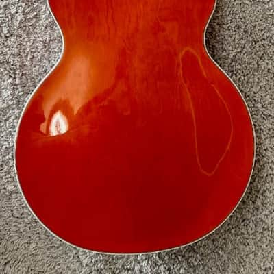 Mint Gretsch G5420LH Electromatic Lefty Hollow-Body Single Cut Guitar, Orange Stain image 8