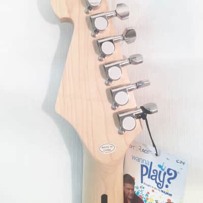 Stadium Strat Style Electric Guitar NY9303 NEW Black Quality Hardware-w/Shop Setup image 6