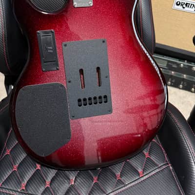 Ernie Ball Music Man James Valentine Signature Tremolo 2022 - Maroon Burst Sparkle image 7