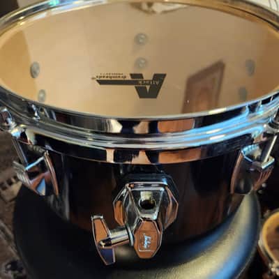 Ludwig 6 8 10 Concert Toms - Black Excellent Condition image 21