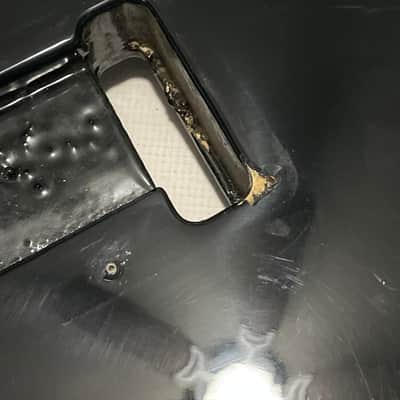 1990 USA Fender American Stratocaster Black Guitar Body 2 Post Tremolo Ready image 18