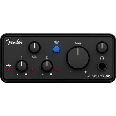 Fender AudioBox GO | 2x2 USB-C Audio Interface | Compact Mobile Recording image 3