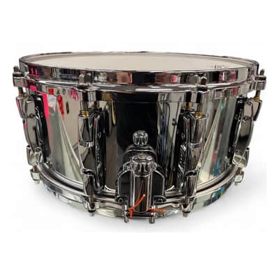 Pearl RFS1465 Reference 14x6.5" Seamless Steel Snare Drum 2005 - 2021 - Steel image 3