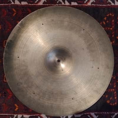 A. Zildjian 18" Small Stamp Light Crash Ride sizzle 1397g 1950s image 7