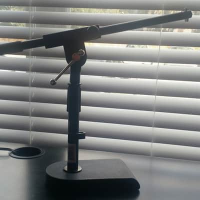 Proline MS112 Desktop Boom Mic Stand Black image 1