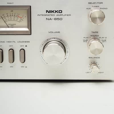Nikko Integrated Amplifier NA-850 1970s image 2