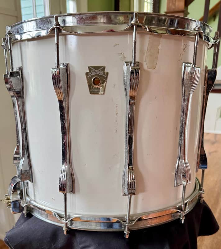 Ludwig Monroe 12 x 15" Marching Snare Drum 12 Lugs 90's Read Details image 1