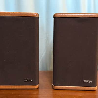 Vintage 80s Advent Mini Advent Speakers with fresh foam surrounds - Made In USA image 1