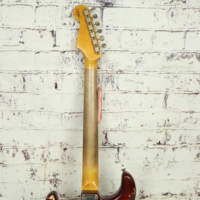 Fender Custom Shop 62 Stratocaster Heavy Relic Violin Burst 2009 image 8