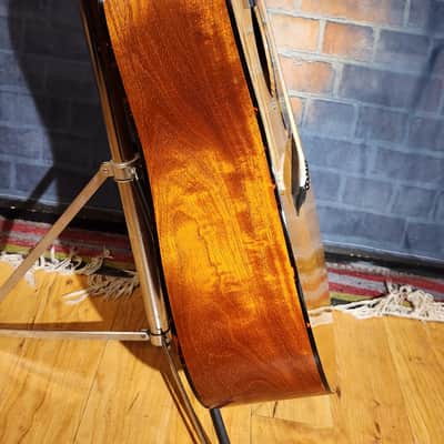USA Crowder Acoustic Dreadnought- RECENT FRET JOB-Intonated-Stunning Guitar image 14