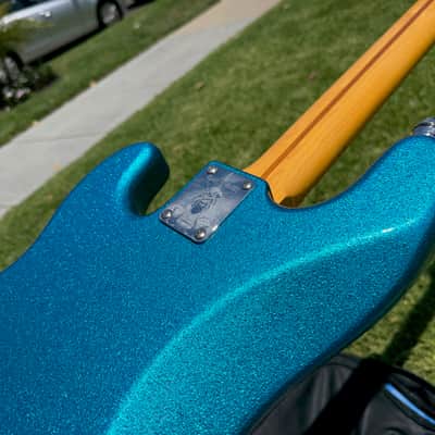 2014 Fender Steve Harris Blue Sparkle P Bass - MIJ Japan -Iron Maiden image 20
