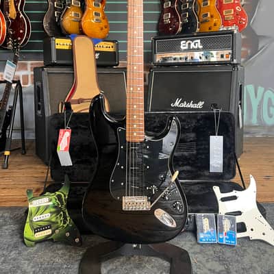 Fender American Standard Stratocaster Shawbucker HSS Black 2016 Modified image 1