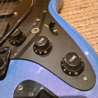 Kramer Pacer Deluxe 1986 Flip Flop Blue Reb Beach Tribute image 14