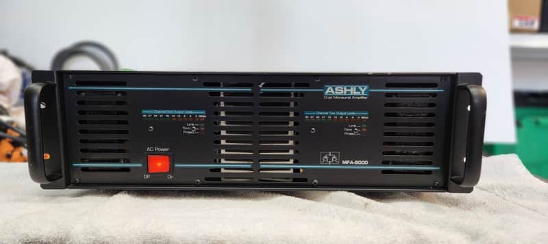 ASHLY MFA -6000 DUAL MONORAL AMPLIFIER 2 x 800 Watts 4 Ohms image 1