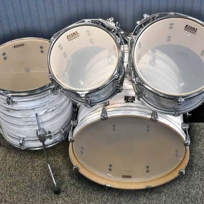 Tama Superstar Classic Wrap Shell Pack (20/10/12/14) Ice Ash Wrap image 7