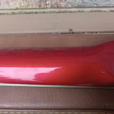 Vintage 1980's Hondo Alien Headless Aluminum Neck Bass Guitar w/ Original Hardshell Case! image 14