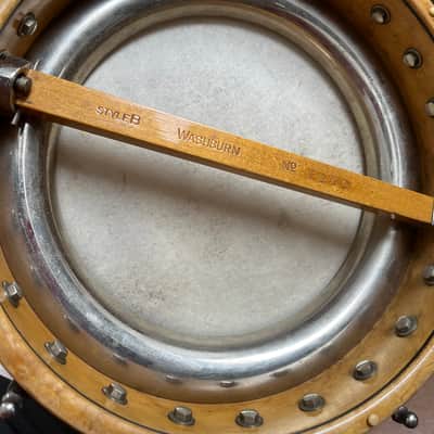 1920’s Washburn Lyon & Healy Style B Open Back 4 String Tenor Banjo image 13