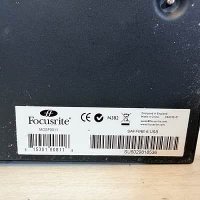 Focusrite Saffire 6 USB 1.1 Audio Interface – Legacy OS Compatibility Read Description Late 2000s–Early 2010s image 7
