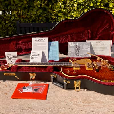 ✮AMAZING✮2023 Gretsch G-6134T GQM Limited Edition PENGUIN✮QUILT FORGE GLOW✮£3899 image 3