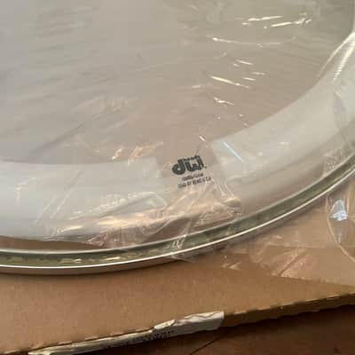 DW Coated/Clear Bass Drum Head - 22" (DRDHCC22K) image 3