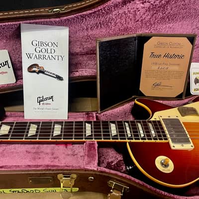 Gibson Custom Shop True Historic '58 Les Paul Reissue 2016 - Deep Cherry Sunburst image 5